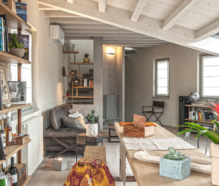 [Deco] Ático abuhardillado muy ecléctico en Italia – Virlova Style